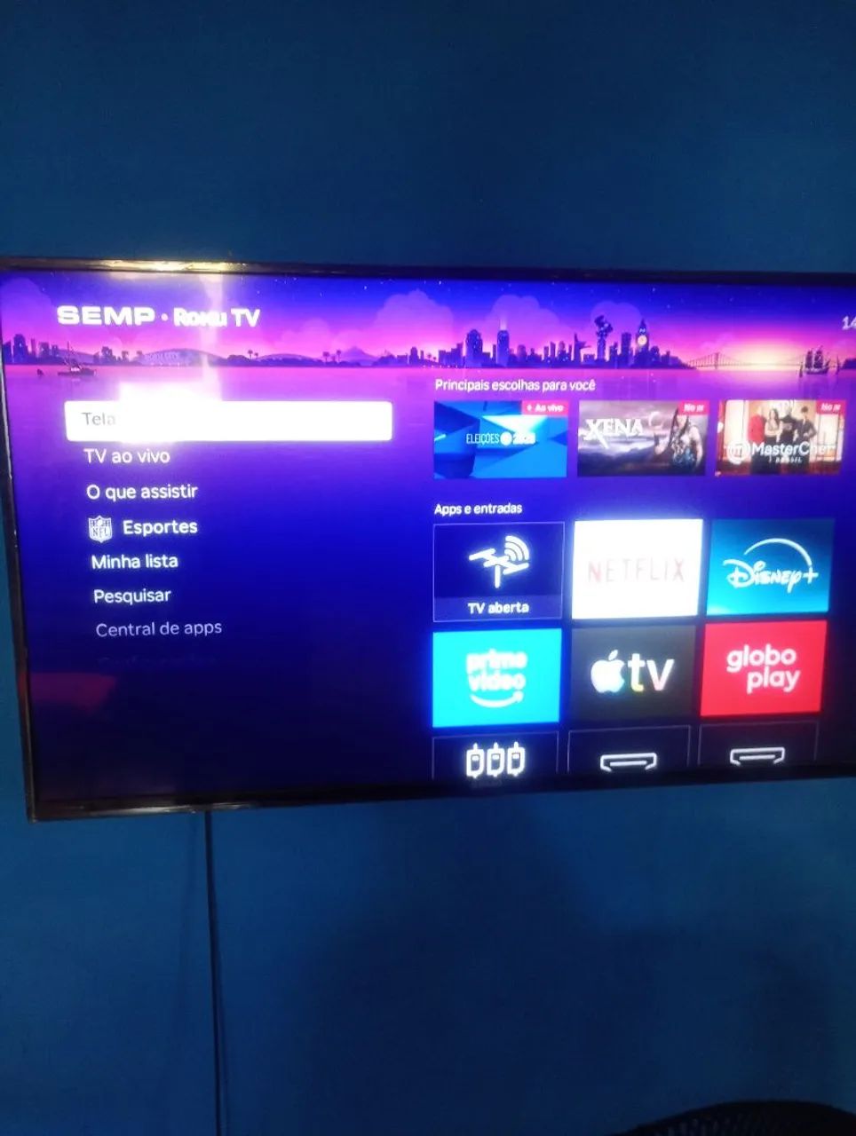 Vendo tv esmart sempetoshiba Roku de 43 polegadas  - Foto 3