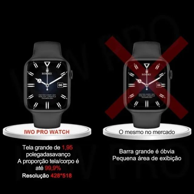 Relógio Inteligente W28 Pro Série 8 45mm Bluetooth JA MODELO ATUALIZADO ENTREGA GRATIS!!!! - Foto 3