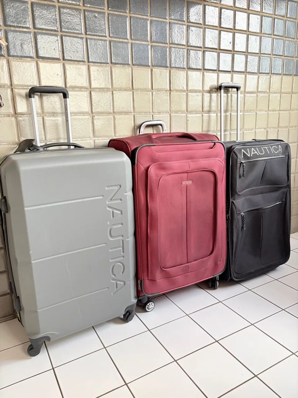 3 malas grandes de viagem 