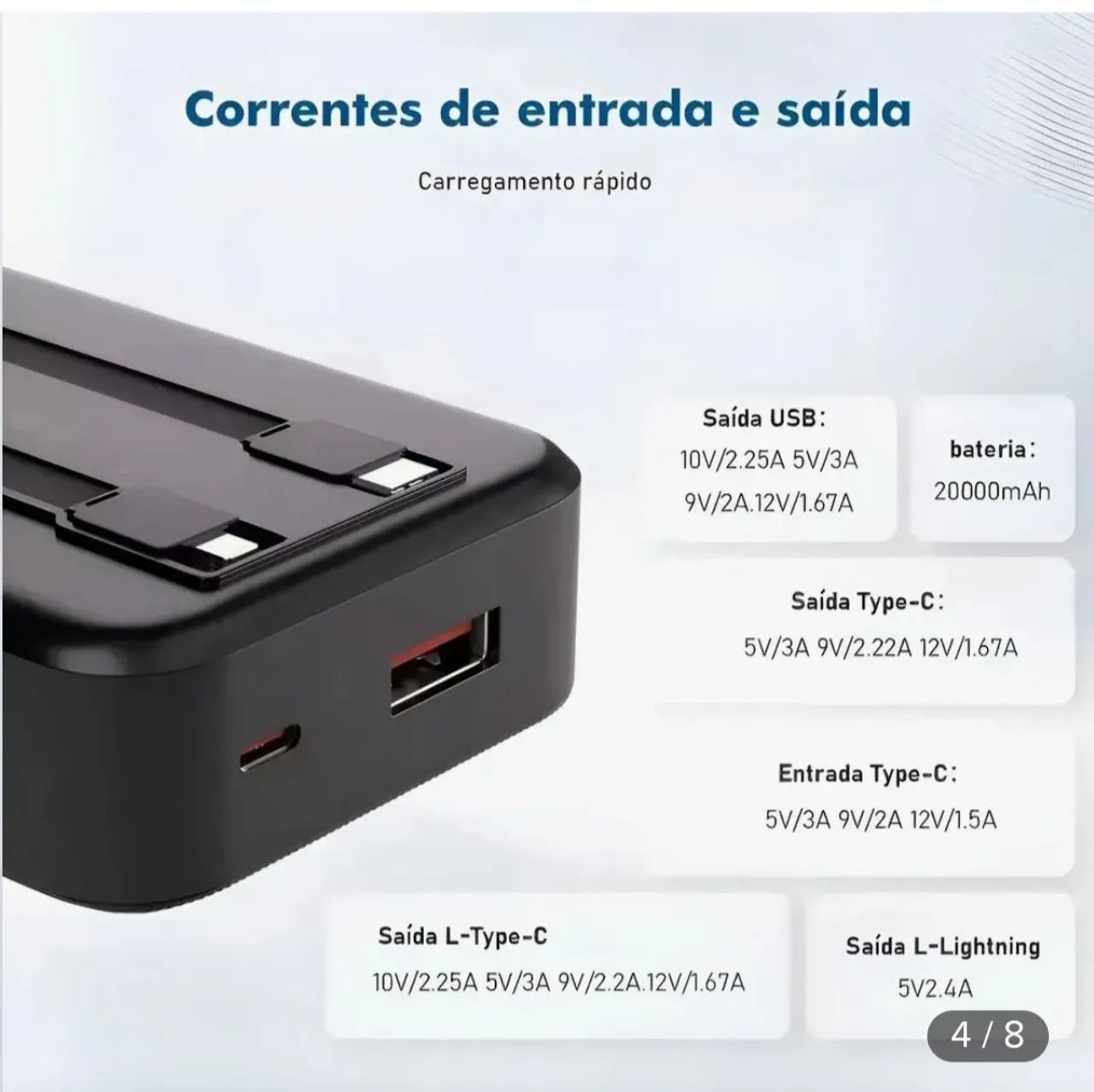 Powerbank turbo 20000mah Coibeu - Foto 3