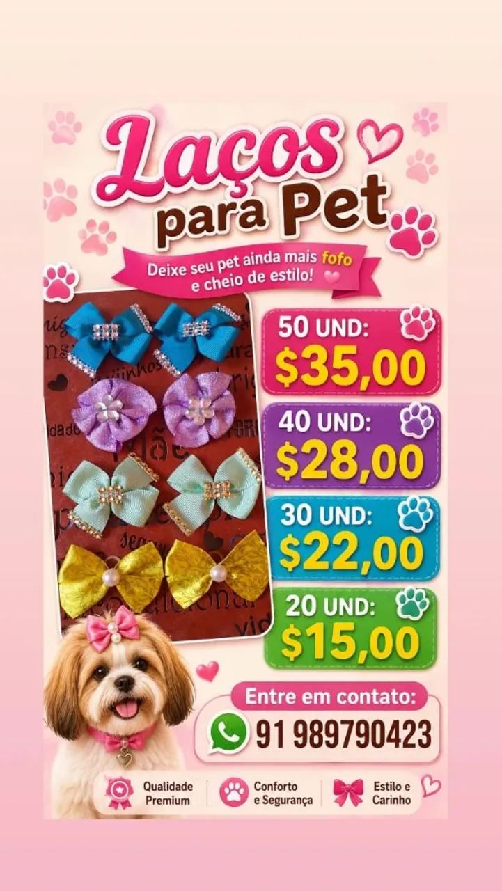 Laços para pet - Foto 4