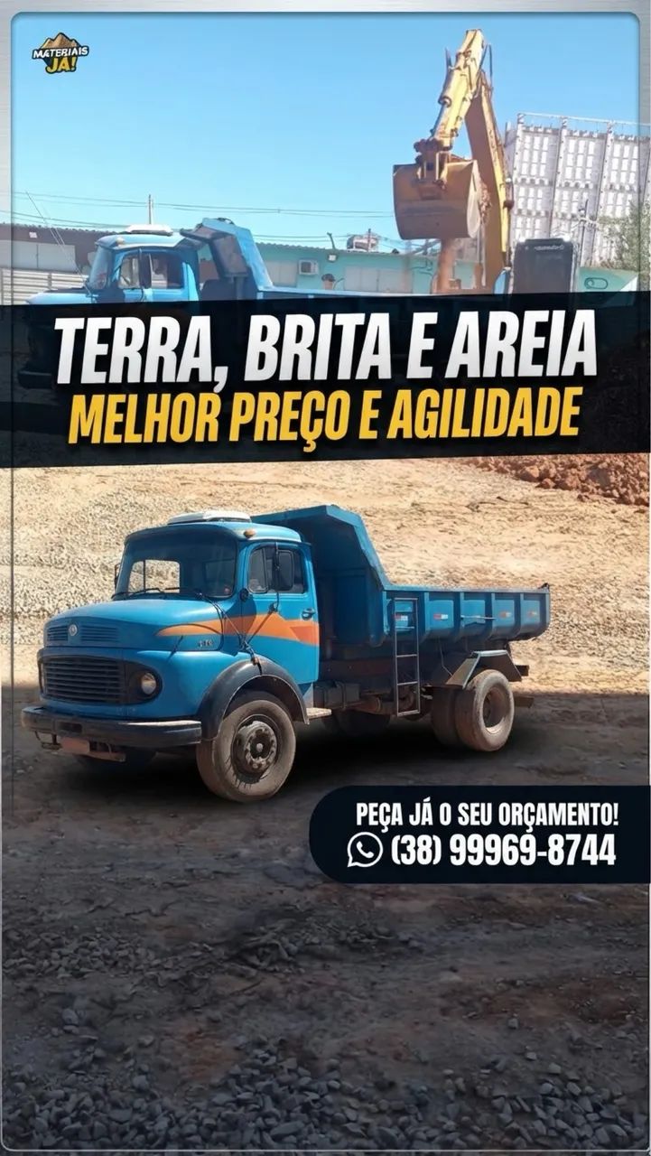 TERRA, AREIA E BRITA COM O MELHOR PREÇO  - Foto 2