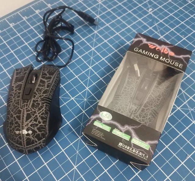 Mouse Gamer 3200Dpi Novo na caixa