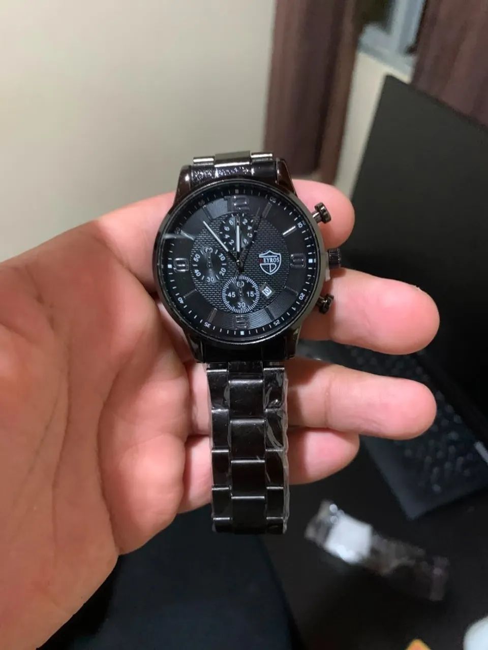 Relogio Masculino Preto - Foto 4
