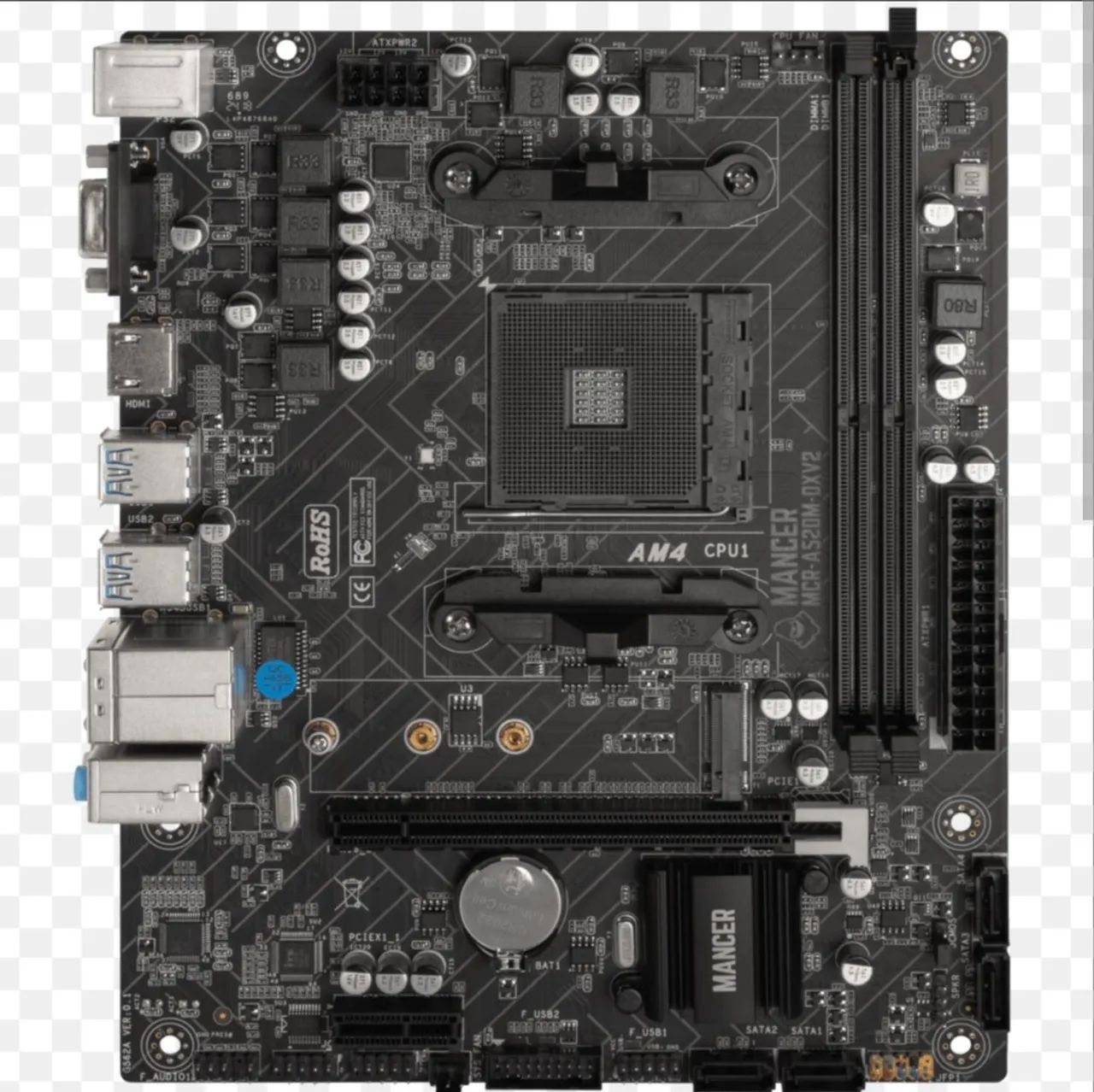Kit upgrade Ryzen 7 5700g e placa mãe a520 mancer  - Foto 2