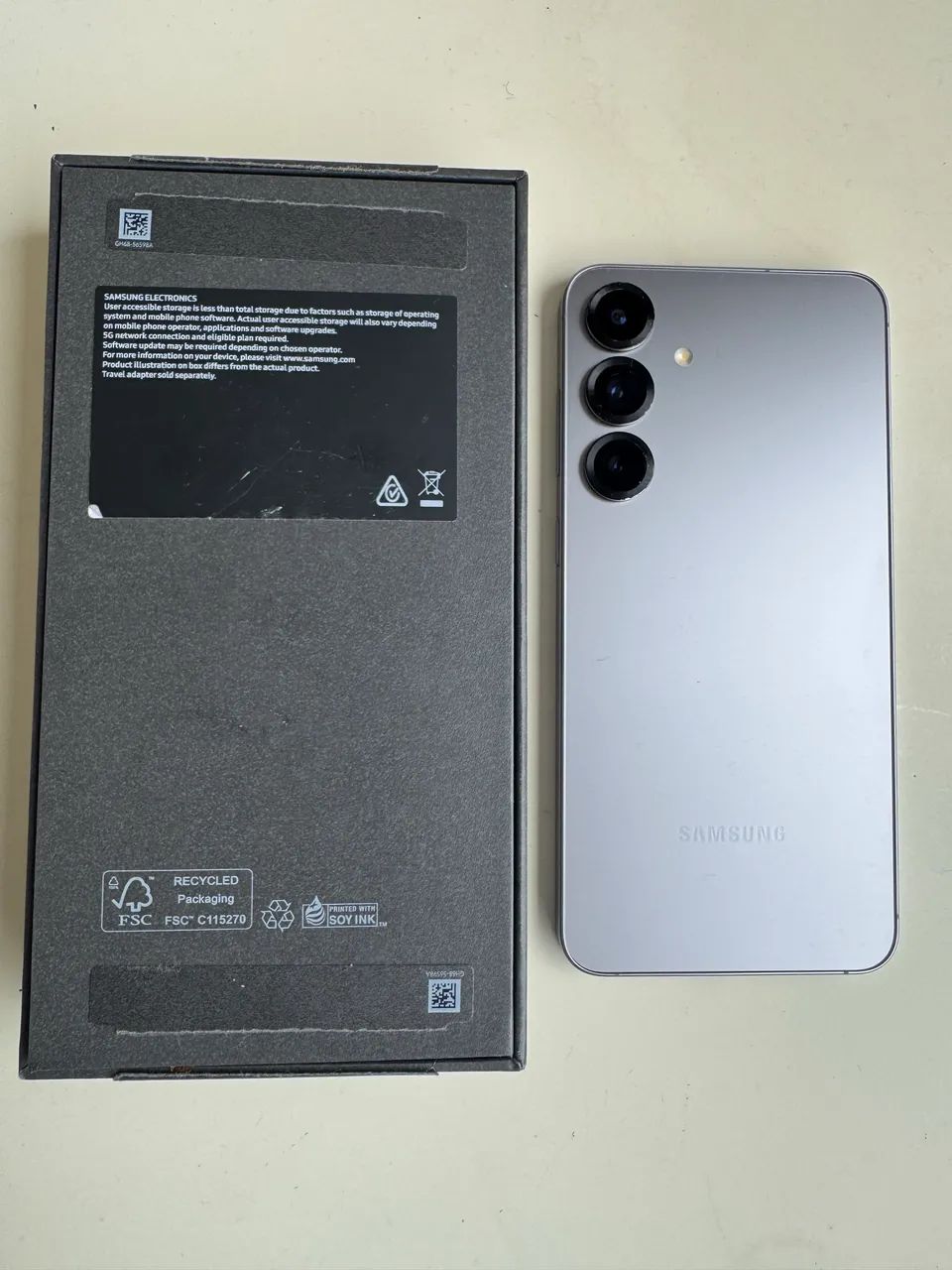 ★Galaxy S25 国内版 Silver Shadow 新品同様★ Novo Samsung Galaxy S25 disponível para contrato – Condição de