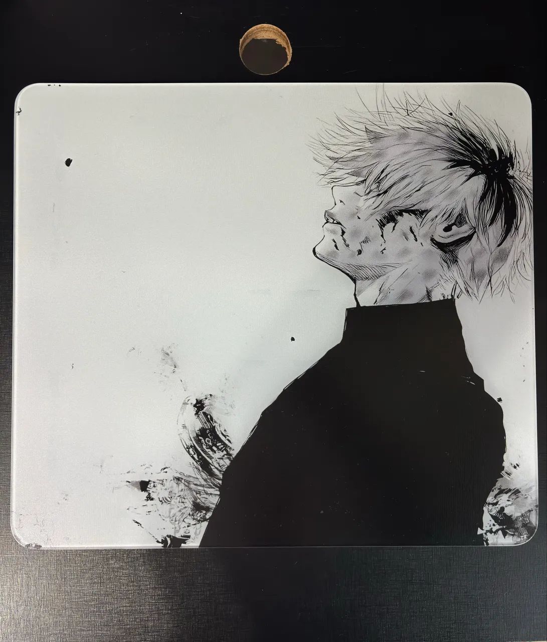 Mouse Pad em Vidro 