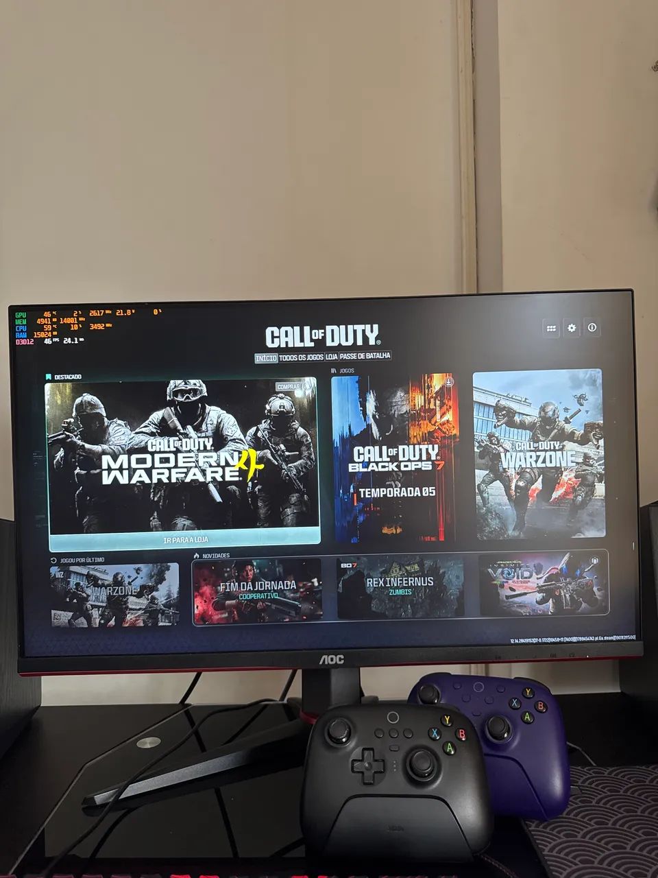 Monitor AOC Hero 144hz 27G2/BK