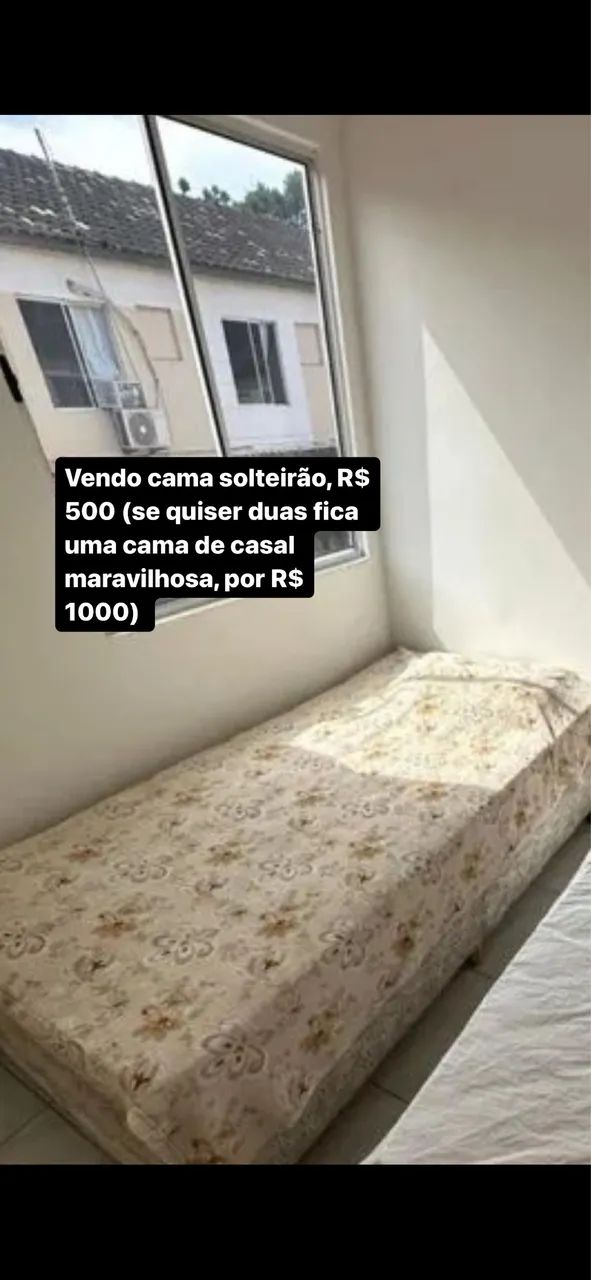 Cama de casal ou solteirão 