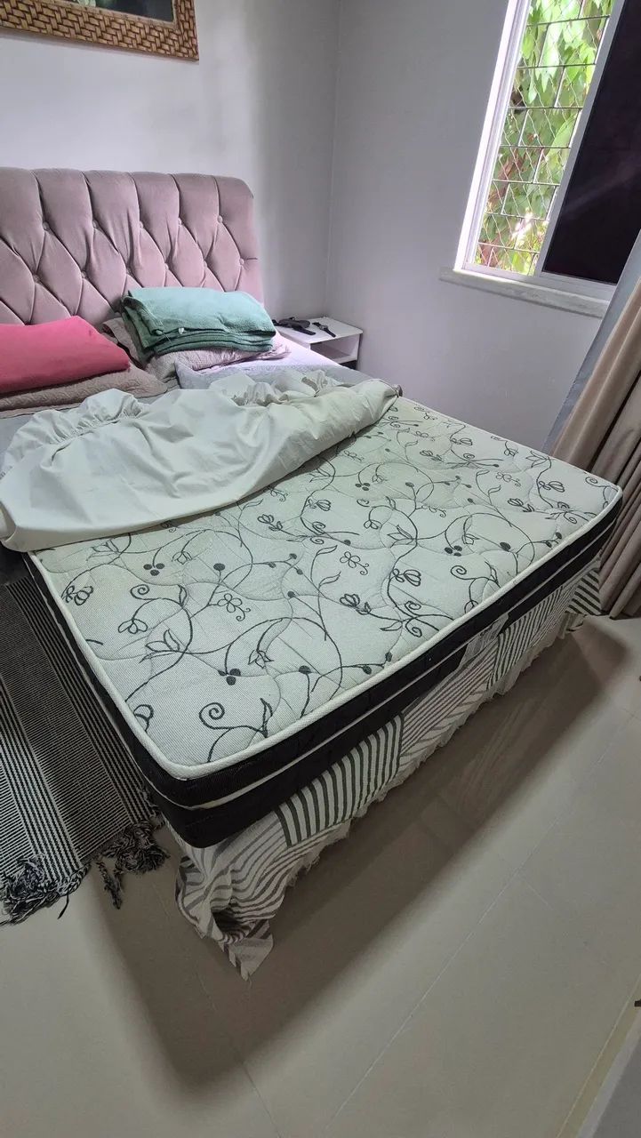 Vendo Cama casal e base bau - Foto 5
