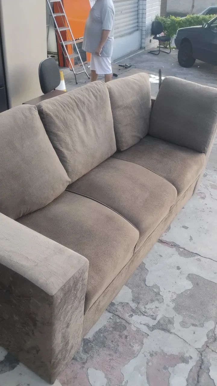Vendo sofá bem conservado 400,00 - Foto 2
