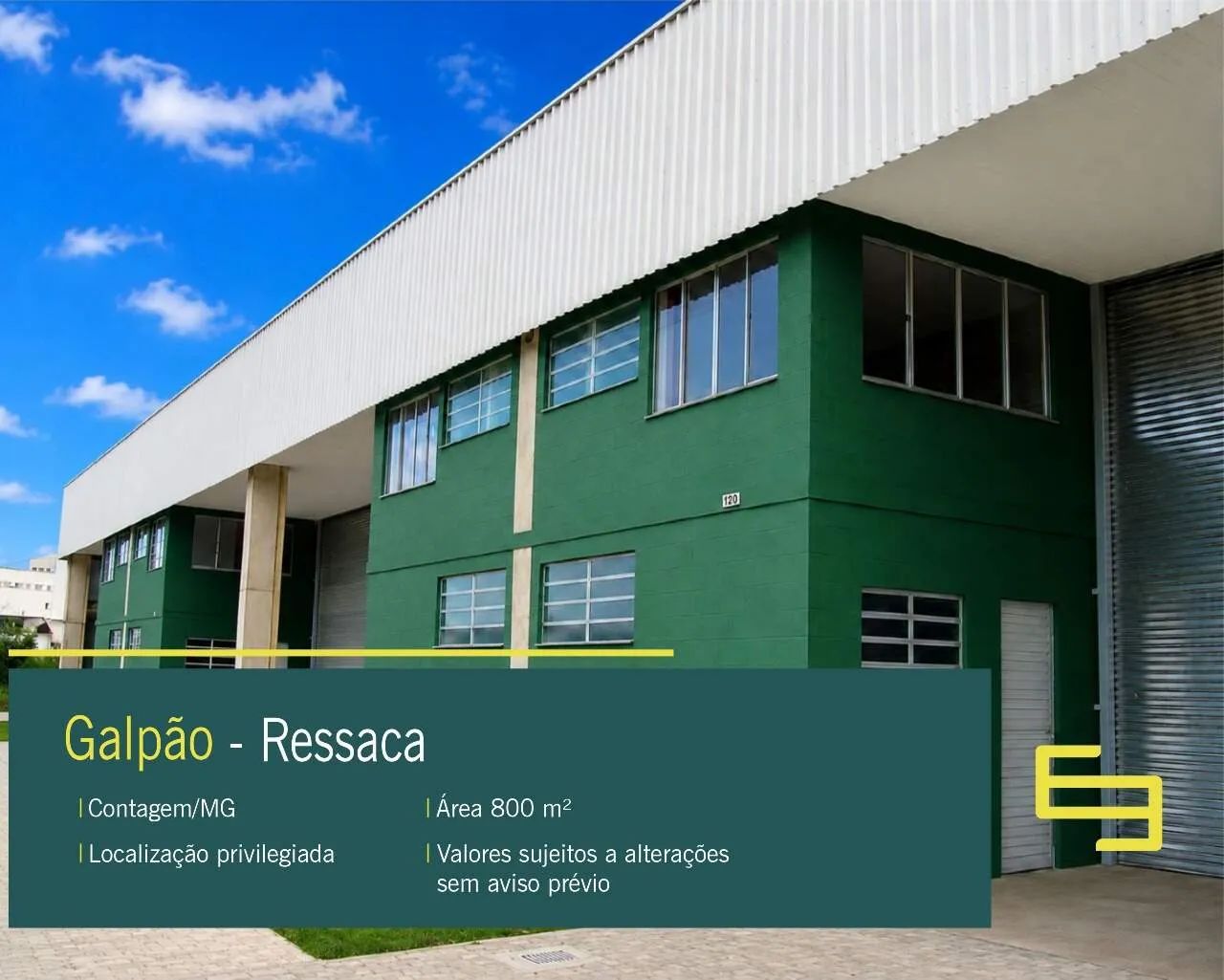 Galpão para aluguel, Ressaca - Contagem/MG