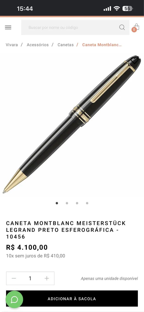 Vendo ou troco caneta mont blanc - Foto 4