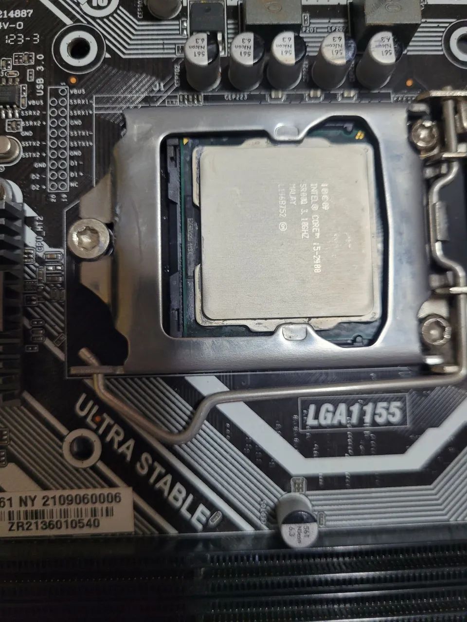 Placa mãe e processador intel I5 