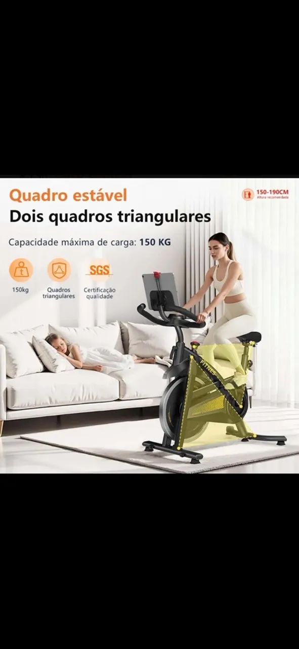Biscicleta Ergométrica suporta até 150kg - Foto 4