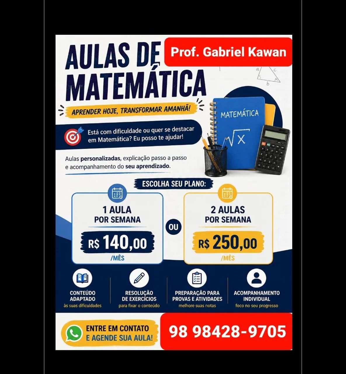 Aulas de Matemática | Professor