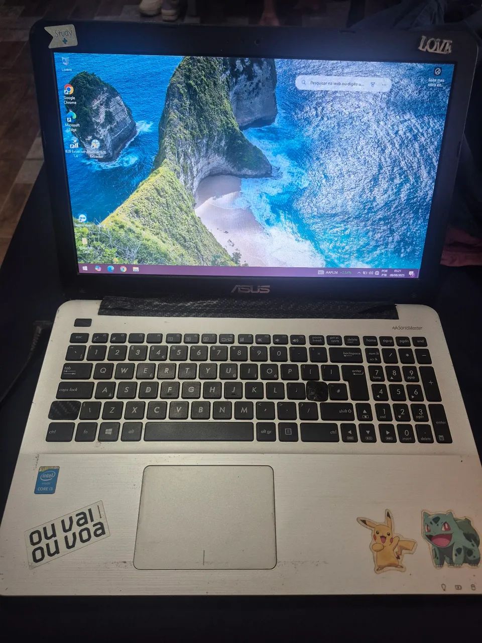 Notebook Asus i3 quinta geração 