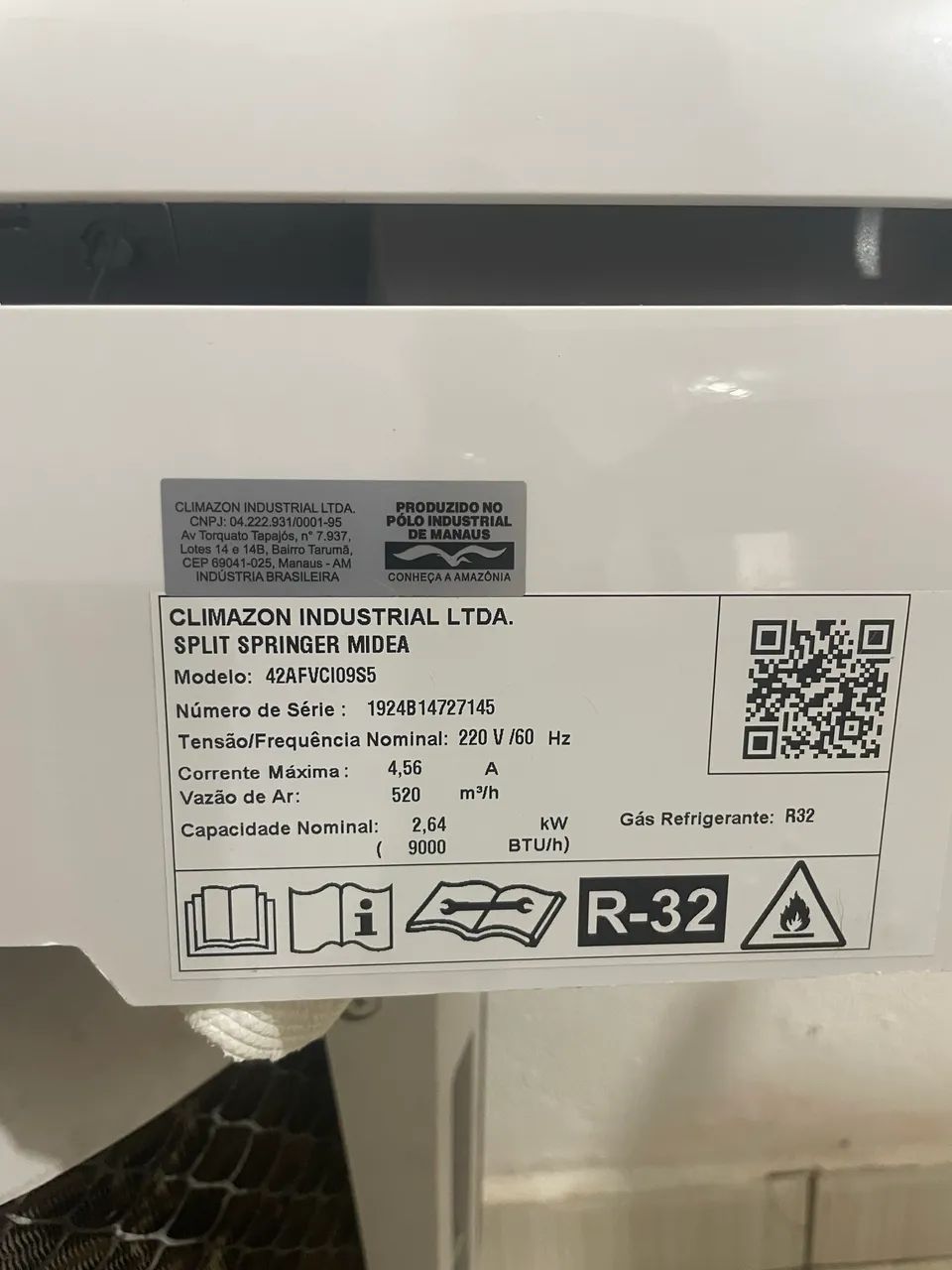 Ar condicionado springer Midea inverter 