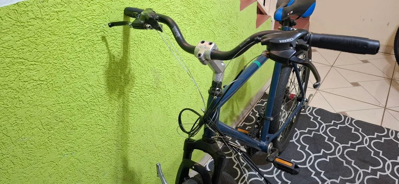 Bicicleta aro 26 com 21 marchas - Foto 5