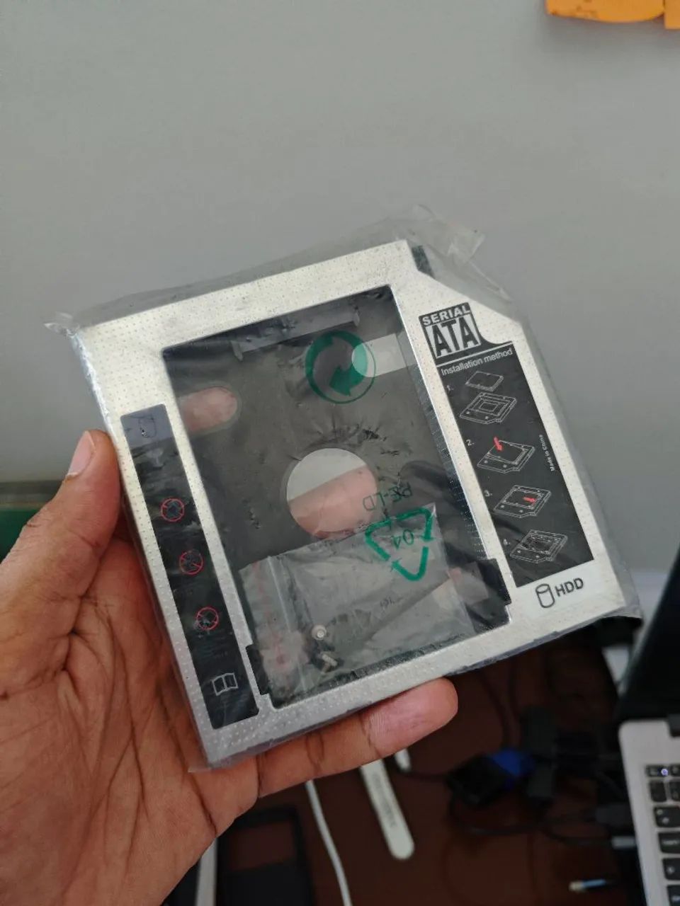 Adaptador Caddy para HD ou SSD 2.5"