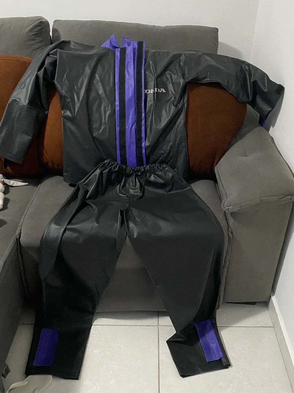 Capa de chuva motoqueira  - Foto 4