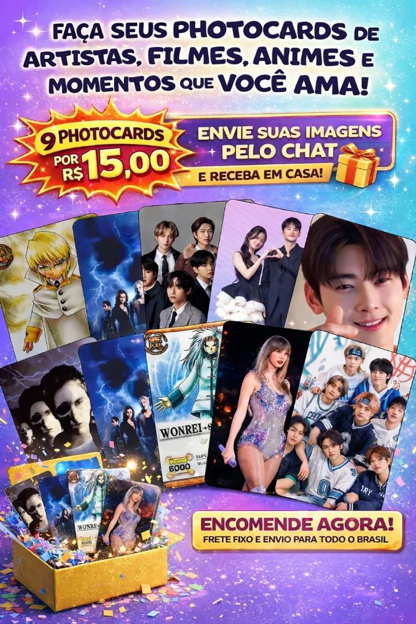 Fotocard personalizados