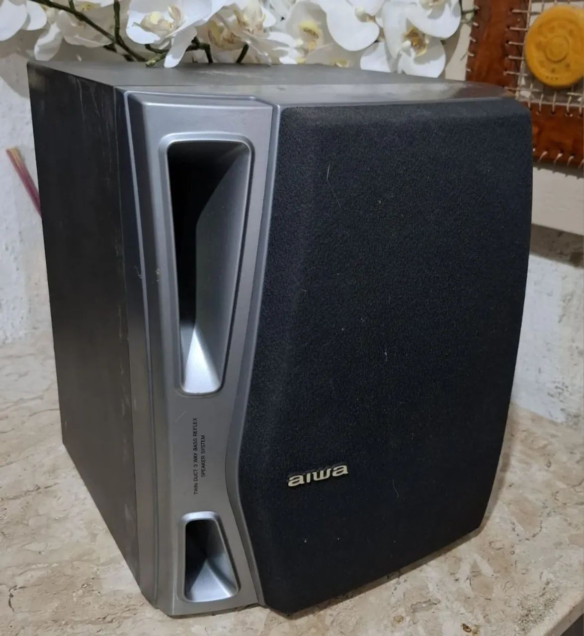 UMA CAIXA AIWA MODELO NO. SX-NS94YL 140W JAPAN :) - Aparelhos de