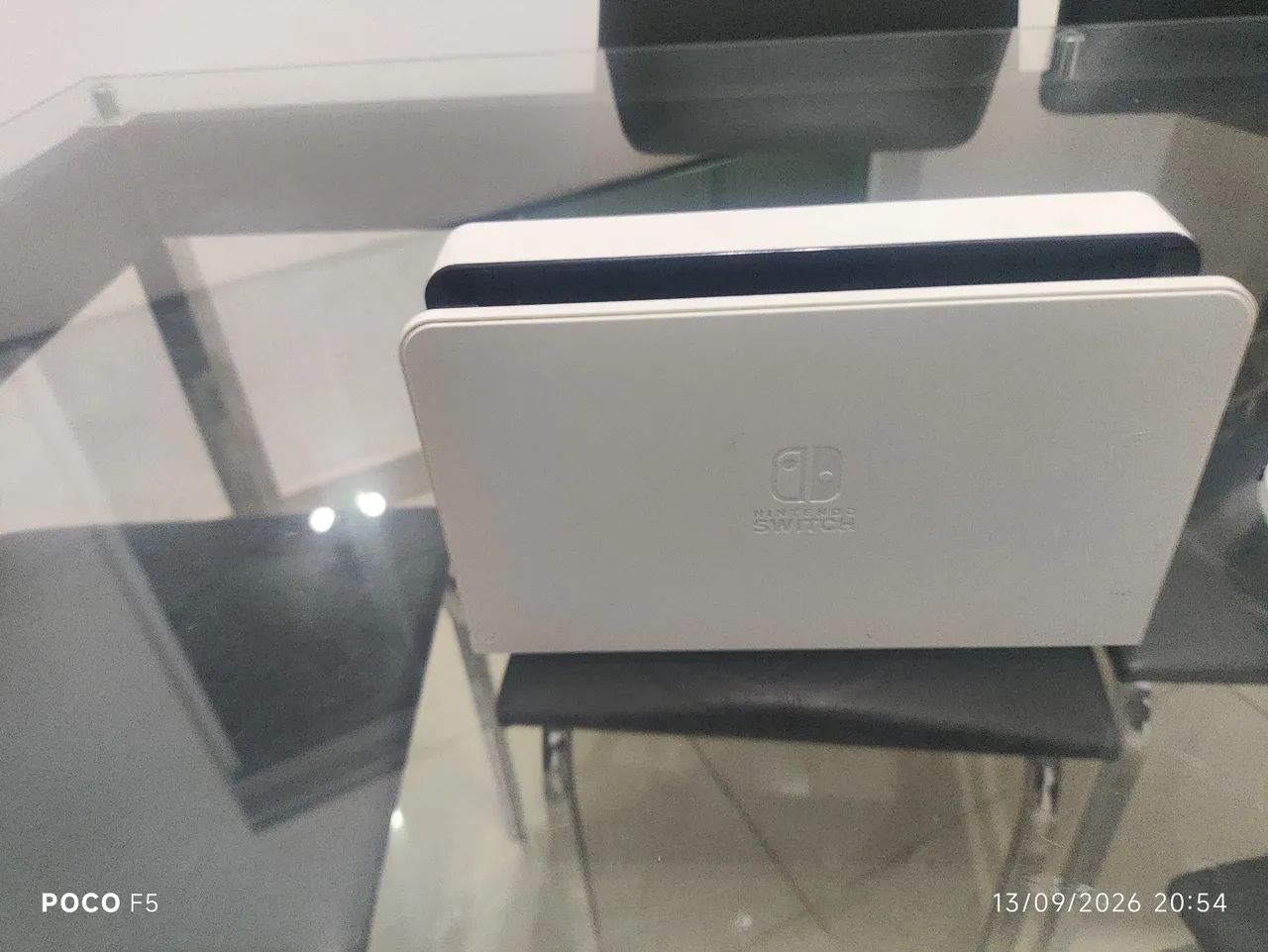 Nintendo Switch OLED + MicroSD 128GB + Acessórios - Foto 3