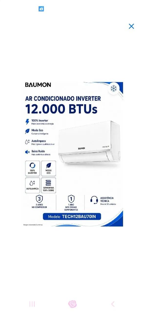Ar Condicionado Baumon - Foto 2