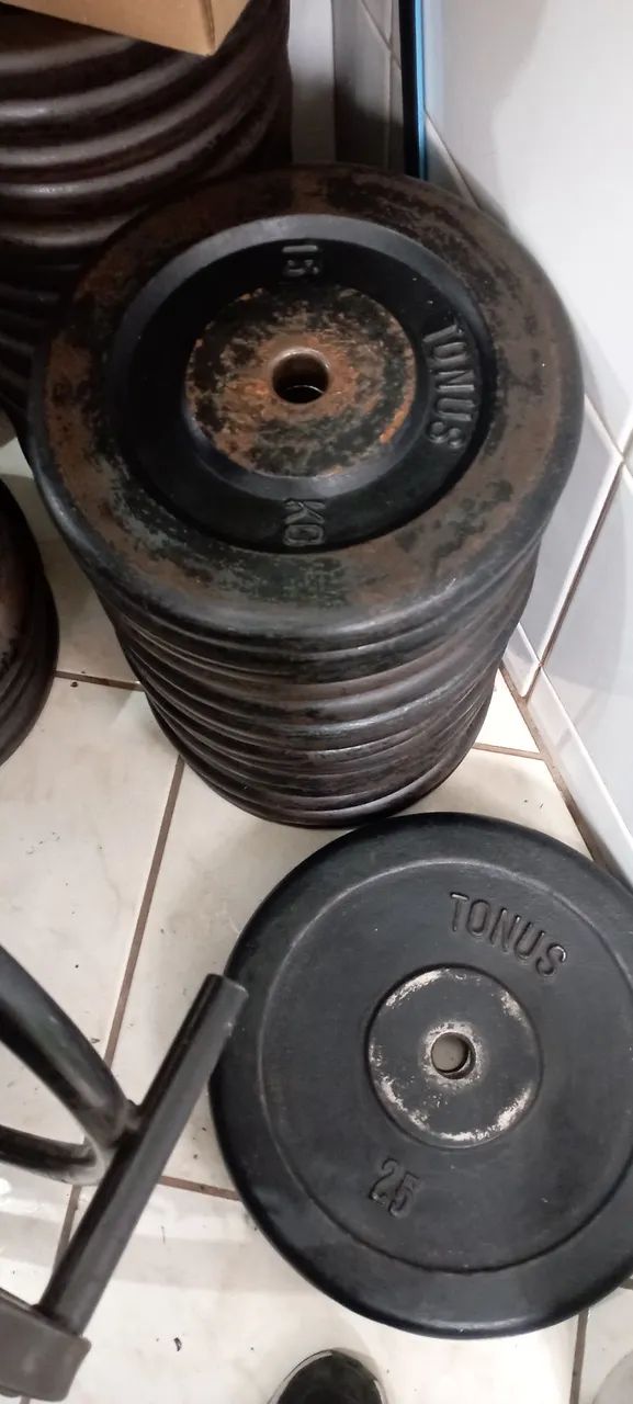 Anilhas de ferro Tonus - Foto 2