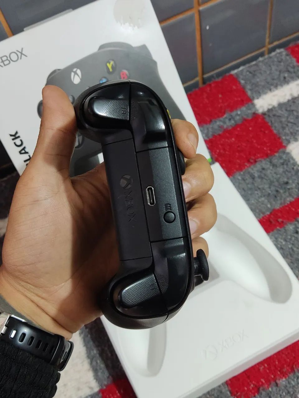 Controle Xbox Carbon Black Original com Hall Effect - Foto 3