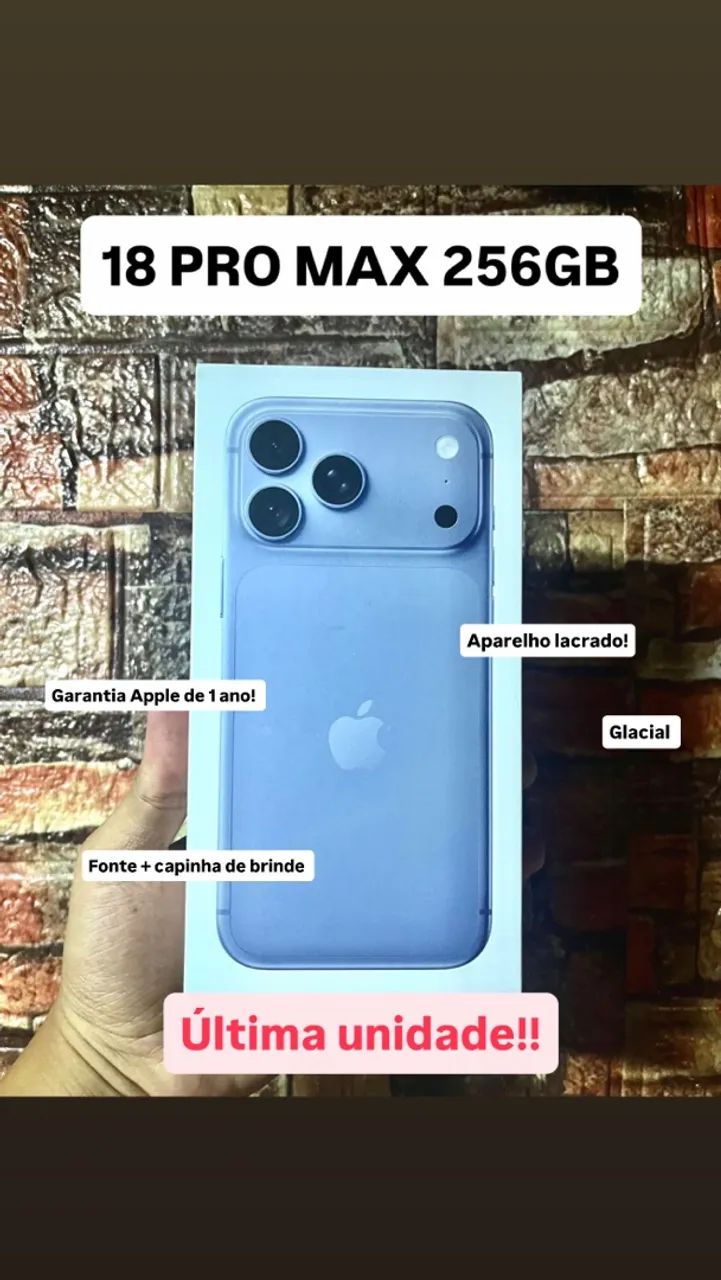 iPHONE 18 PRO MAX 256GB LACRADO 