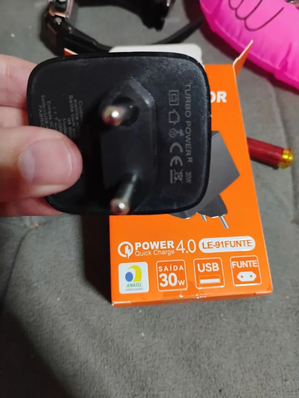 carregador turbo 30w  - Foto 3