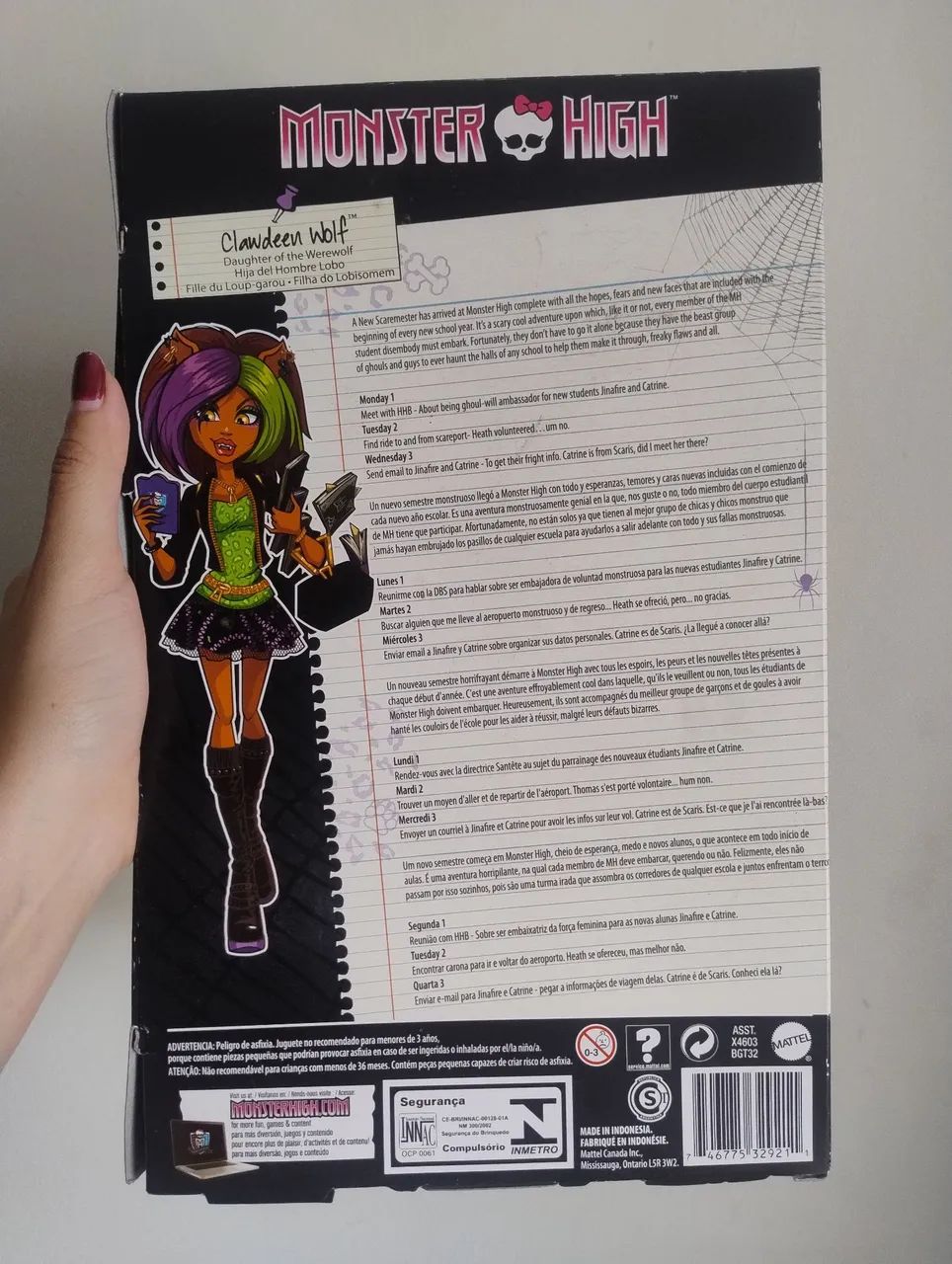 Monster high clawdeen Wolf Scaremaster Completa na caixa - Foto 2
