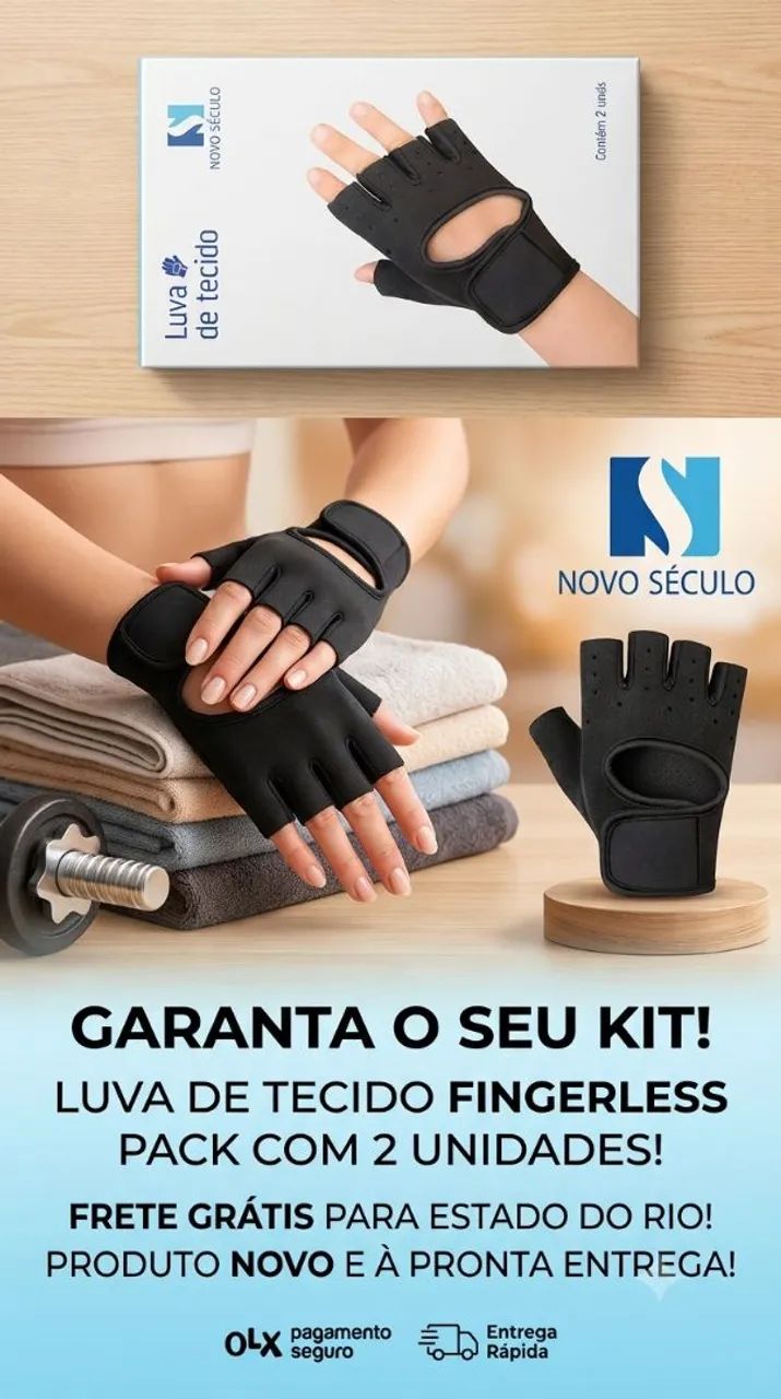 Luva para academia