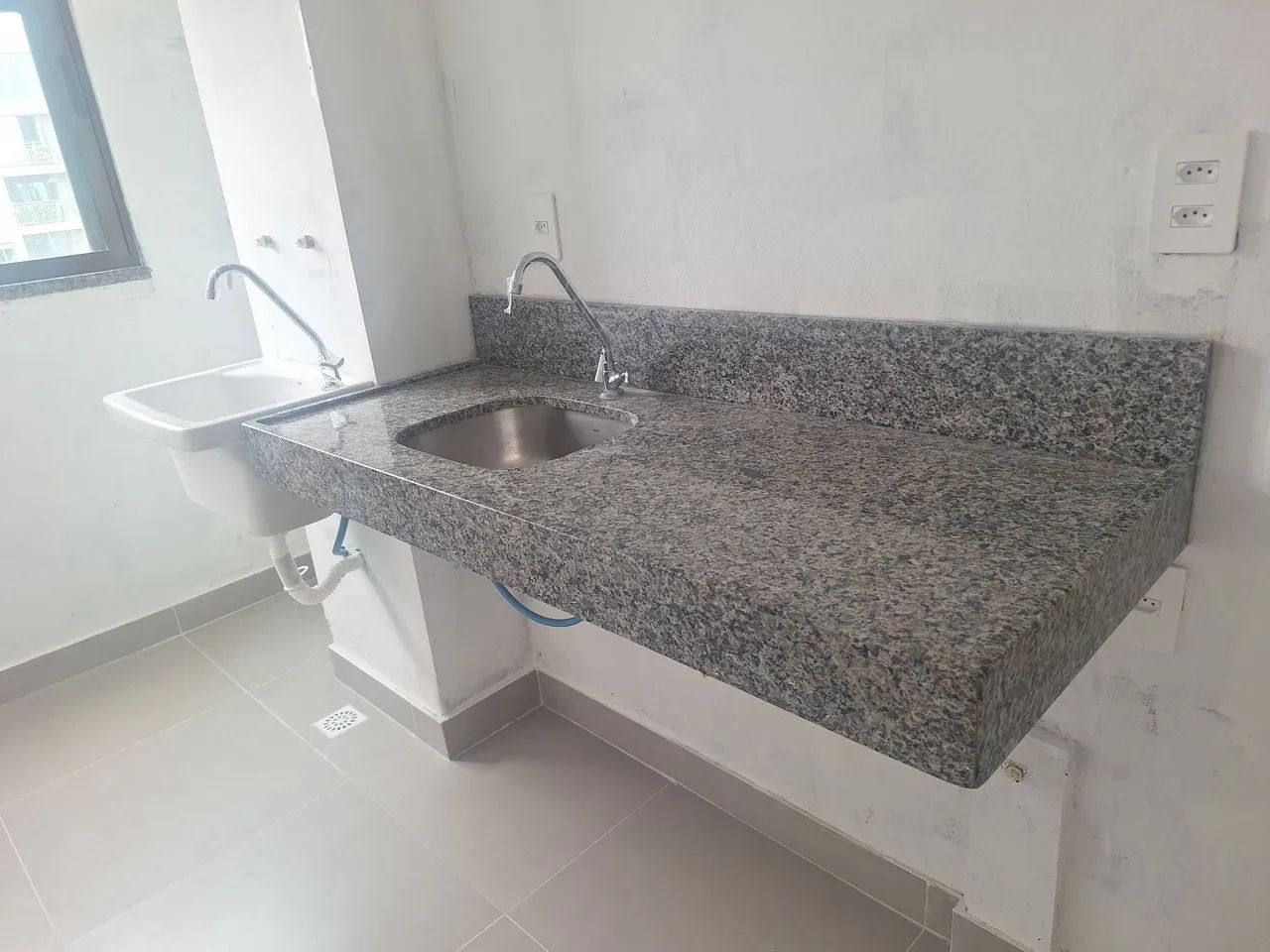 Bancada de cozinha completa cuba
