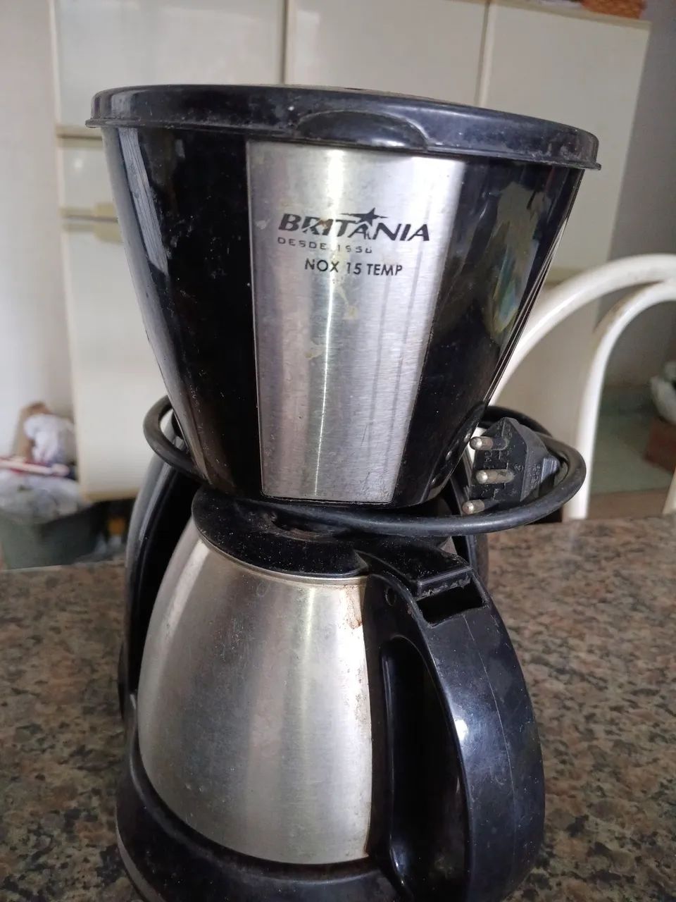 Cafeteira com defeito 