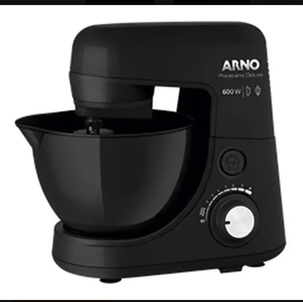 Batedeira Planetária Arno Nova Deluxe 600w Preta Sx34 - Foto 2