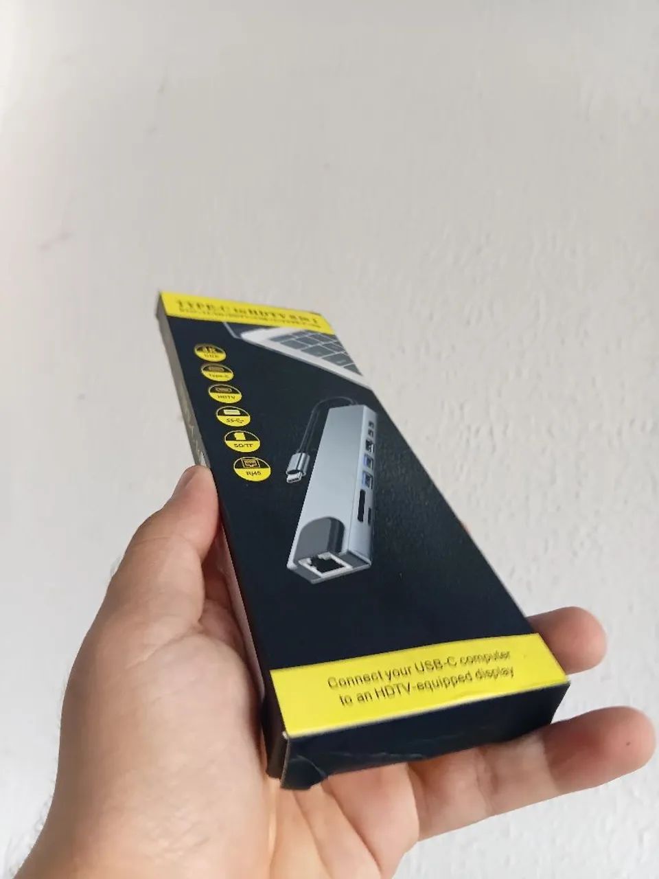 Hub USB Tipo C 8 Portas - Com HDMI 4K e Rede RJ45 - Foto 2