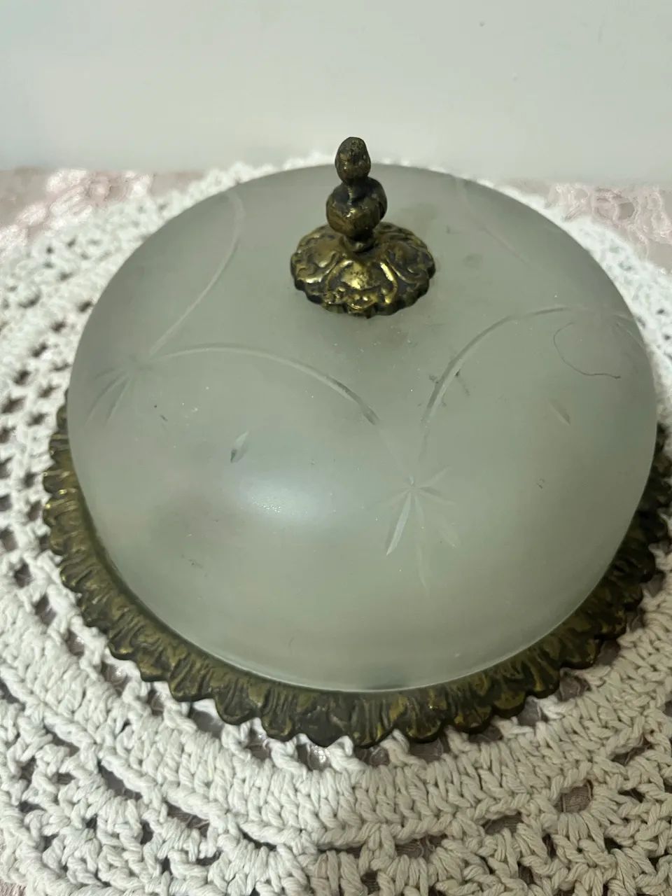 Lustre paflon bronze antigo - Foto 4