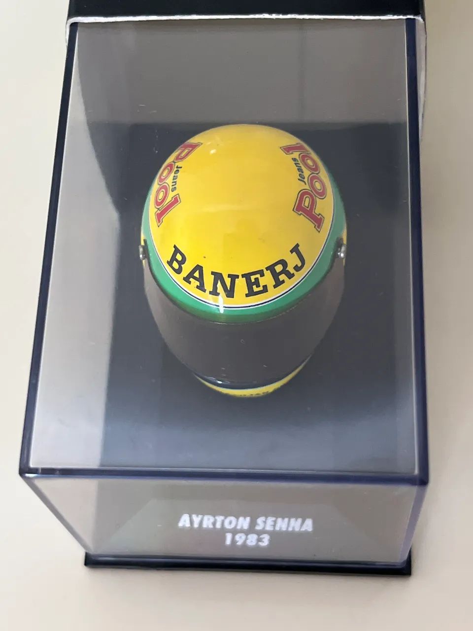 Ayrton Senna Capacete 1:8 Minichamps 1983 - Foto 3