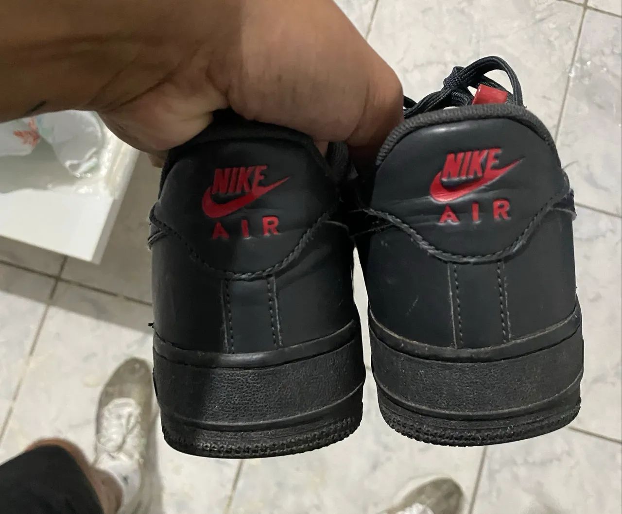 Tênis Nike Air Force Cinza chumbo Original - Foto 2