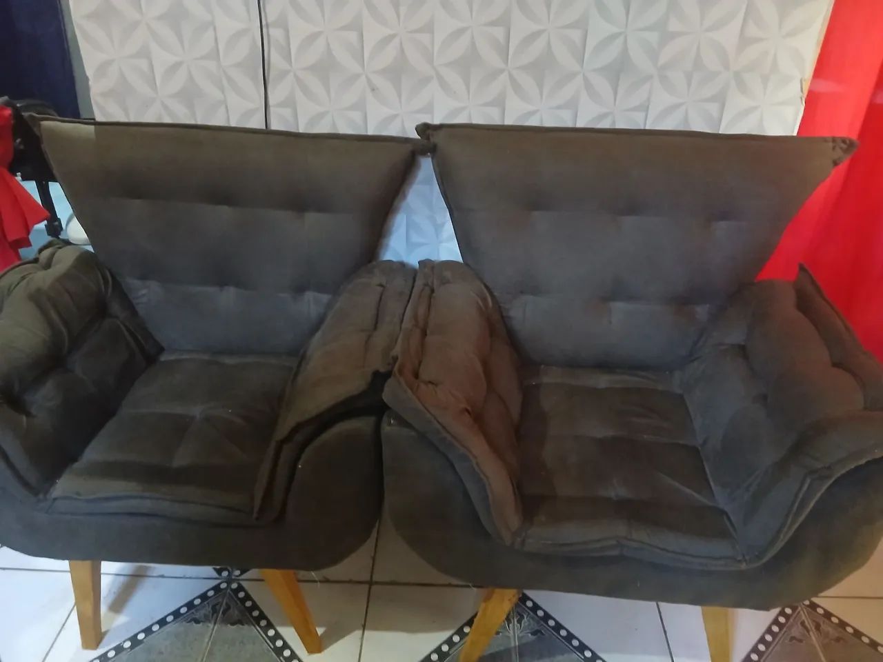 Vendo poltronas semi novas - Foto 2