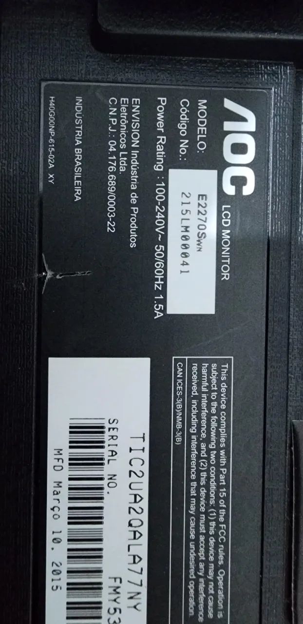 Monitor 21,5" AOC - Foto 2