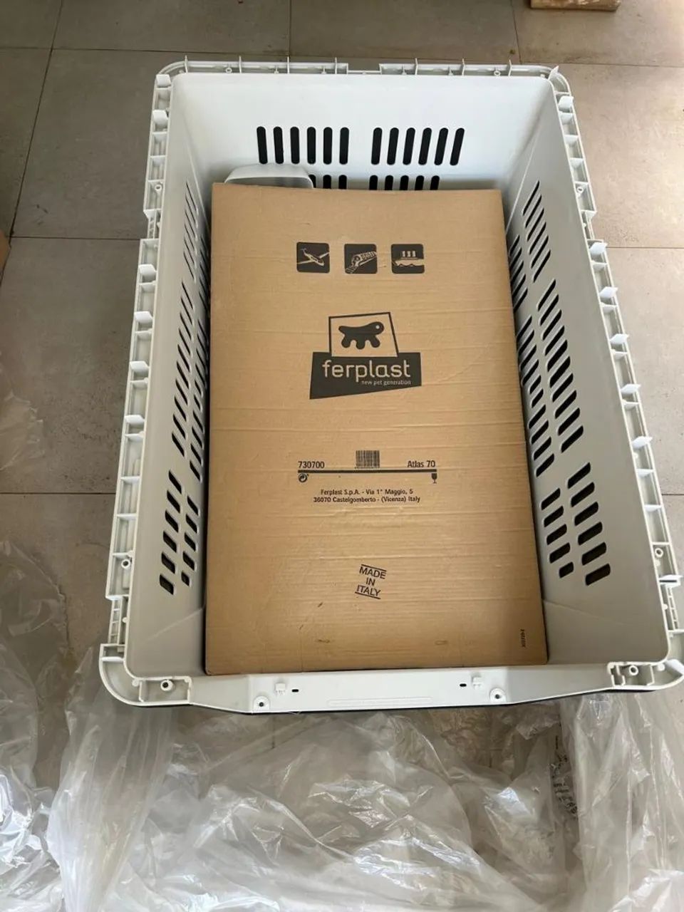 Caixa de transporte atlas