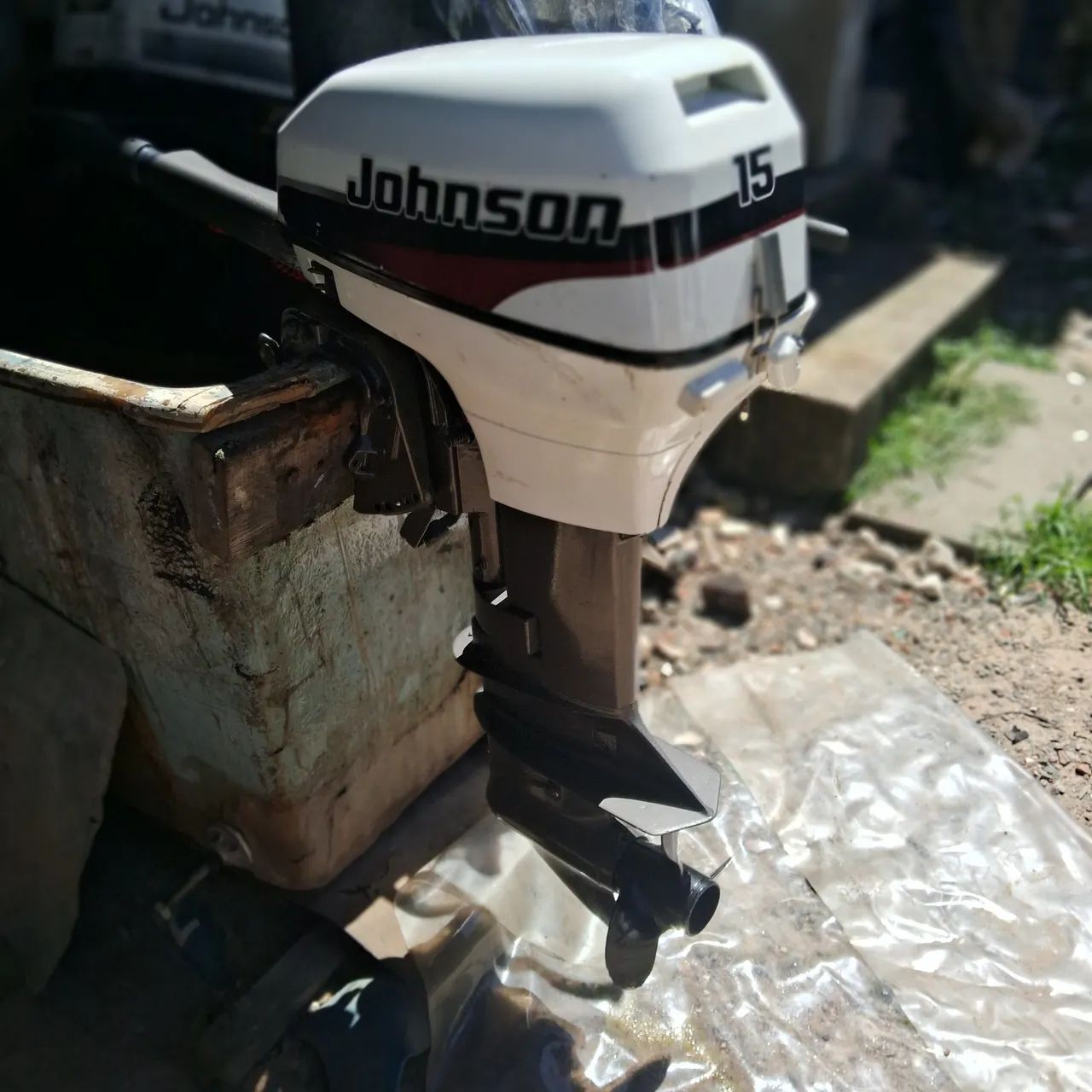 Motor de popa 15hp johnson  - Foto 2