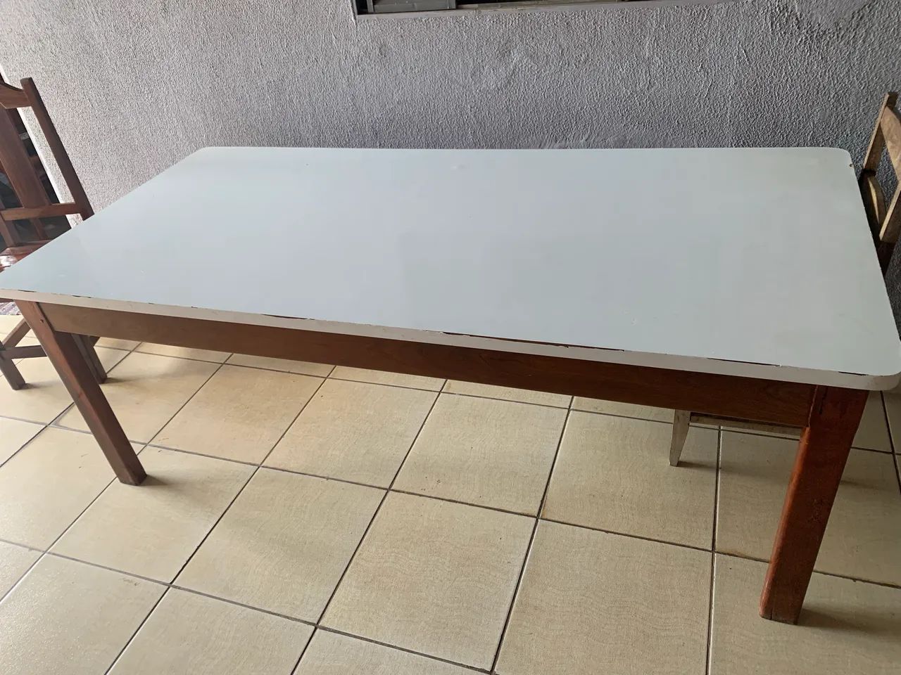 Mesa de madeira 2,5x1 m - Foto 3