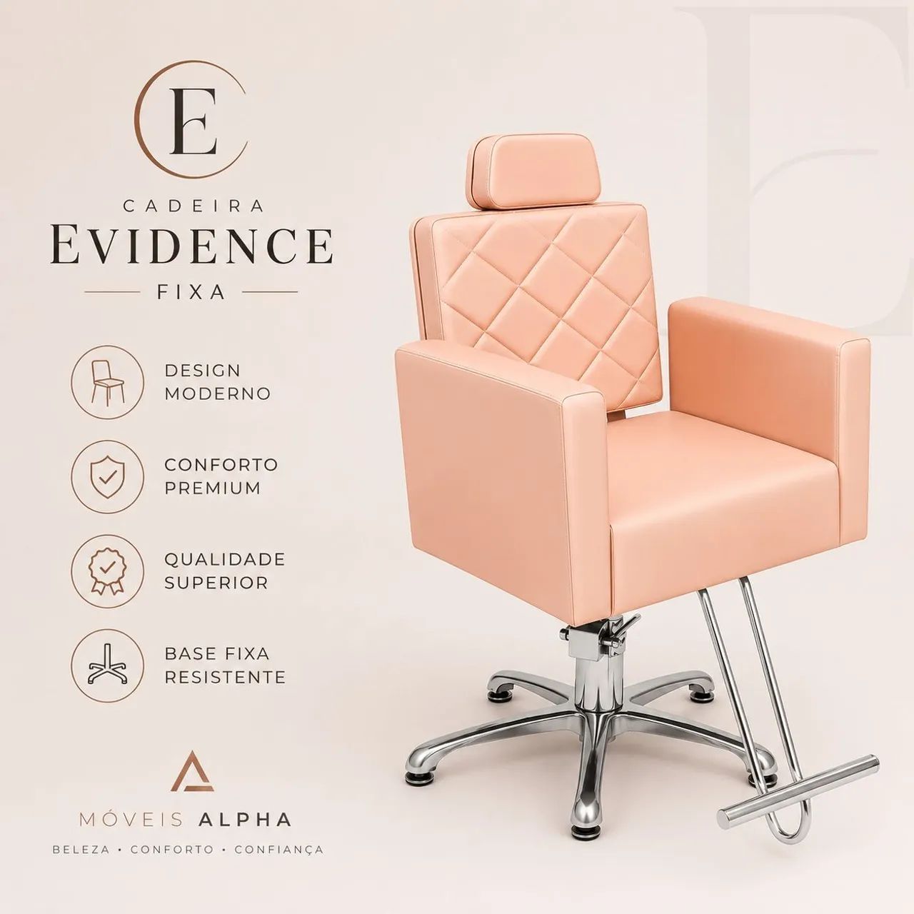 Cadeira evidence  fixa 