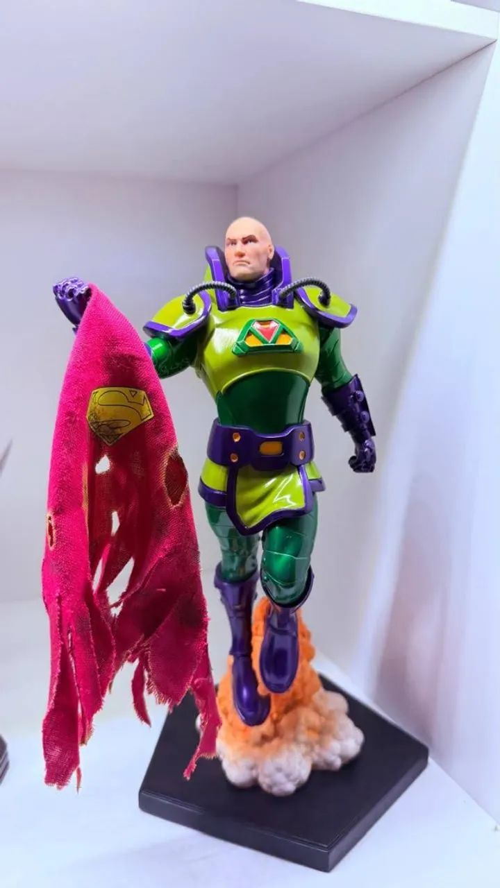 Lex Luthor E Superman Iron Studios Dc Comics - Exclusivo - Foto 3