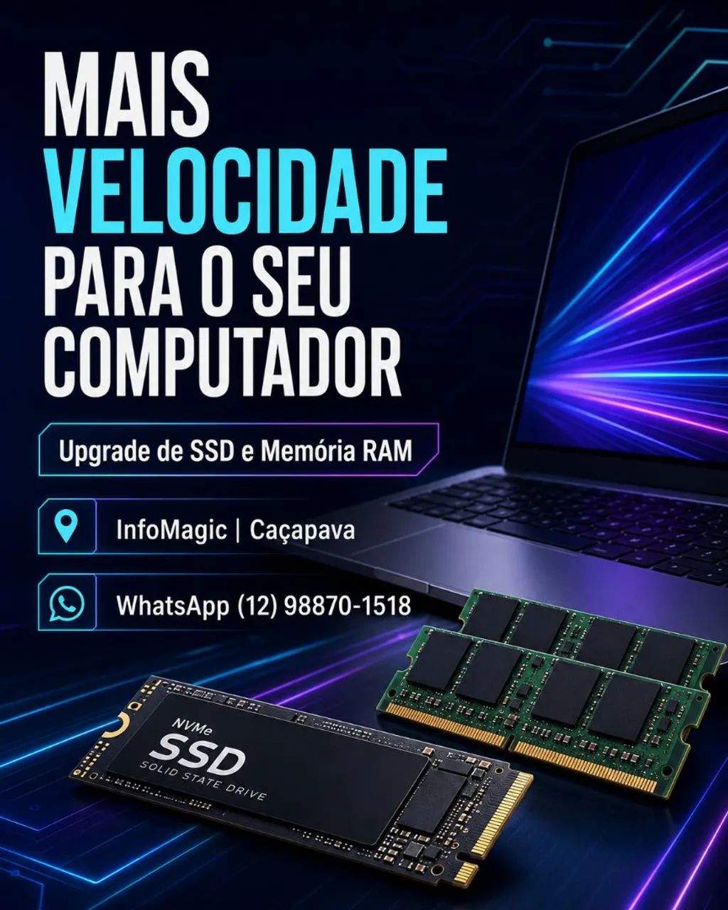 Assistência Técnica de Computadores e Notebooks em Caçapava - Foto 4